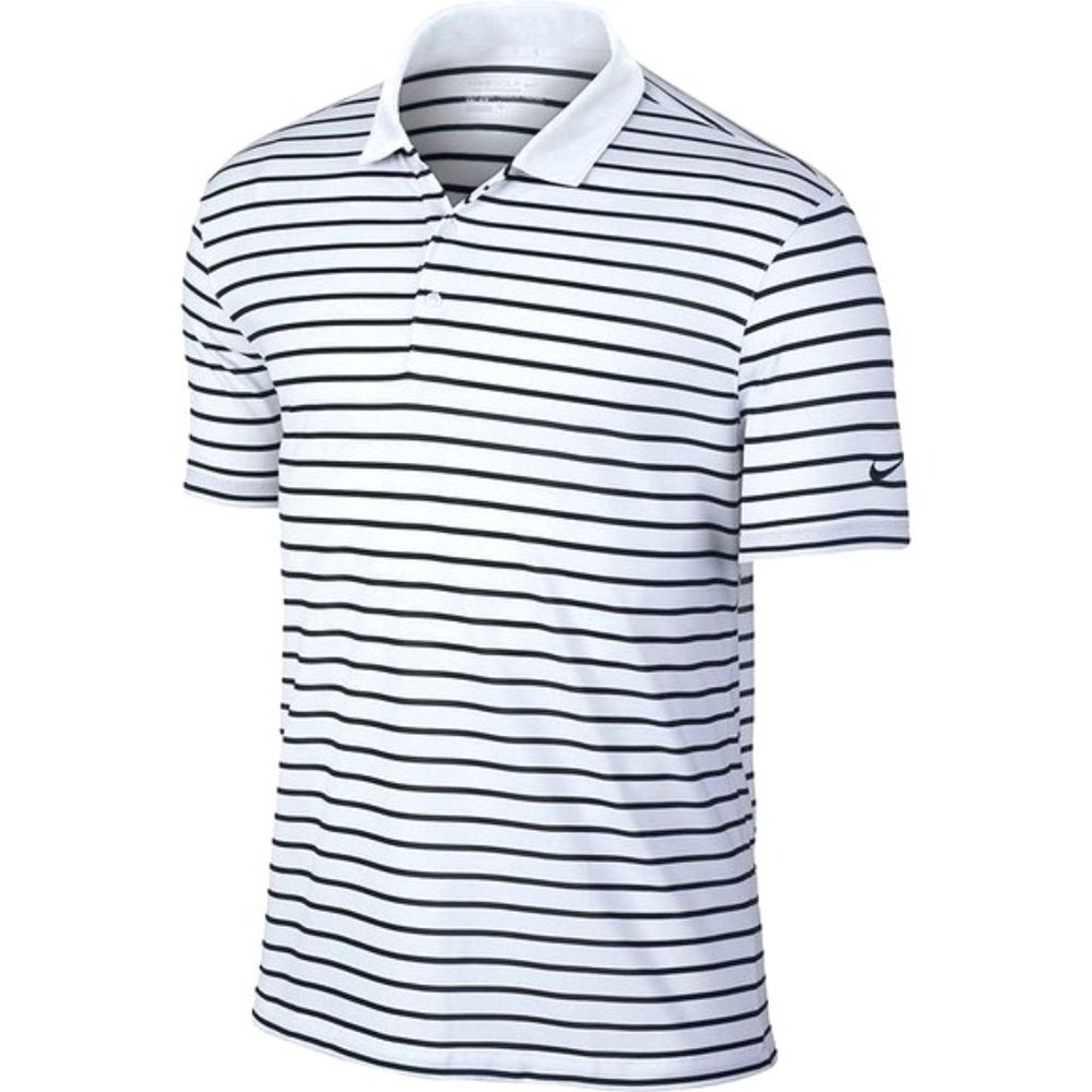 Nike Mens Icon Stripe Golf Polo Shirt Size L 725531 - Large